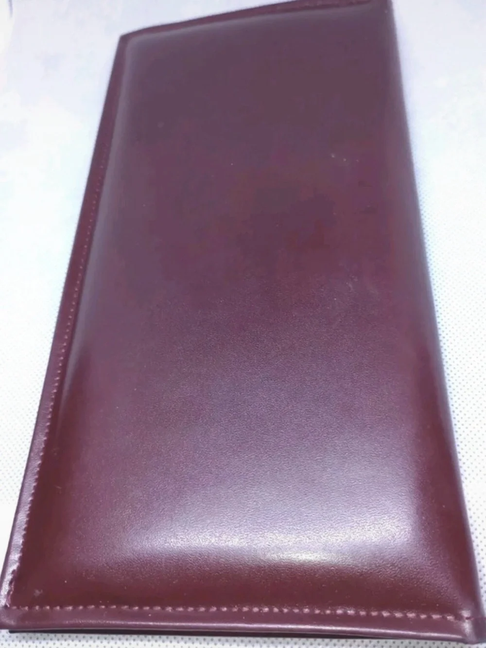 Chic Roche Burgundy Long Leather Wallet